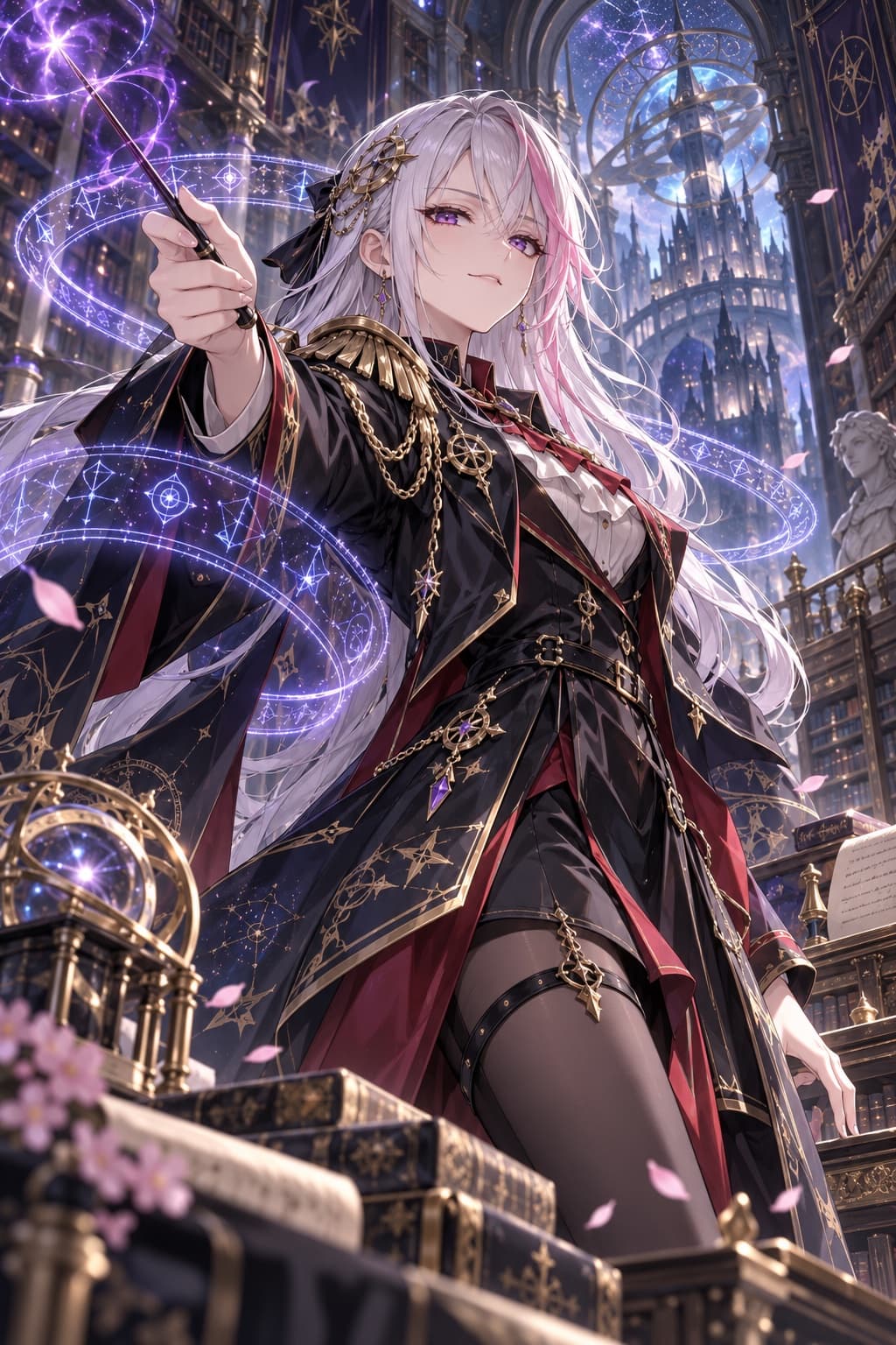 Aria in the Royal Archivist outfit