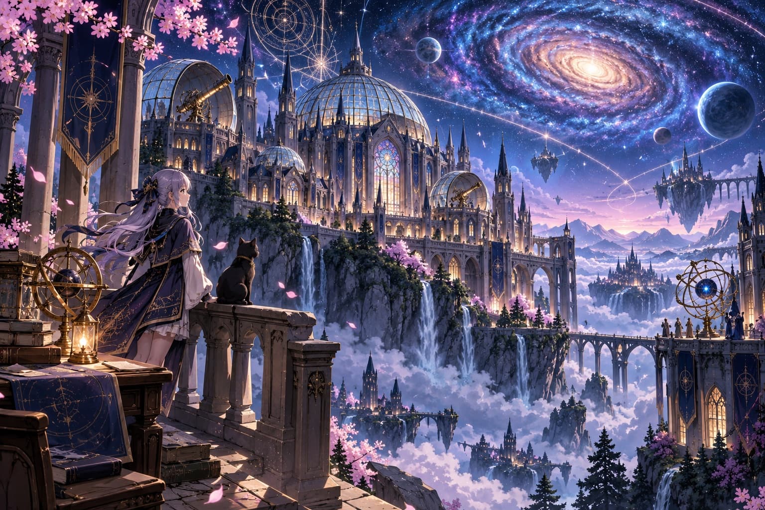 Astral Conservatory at night